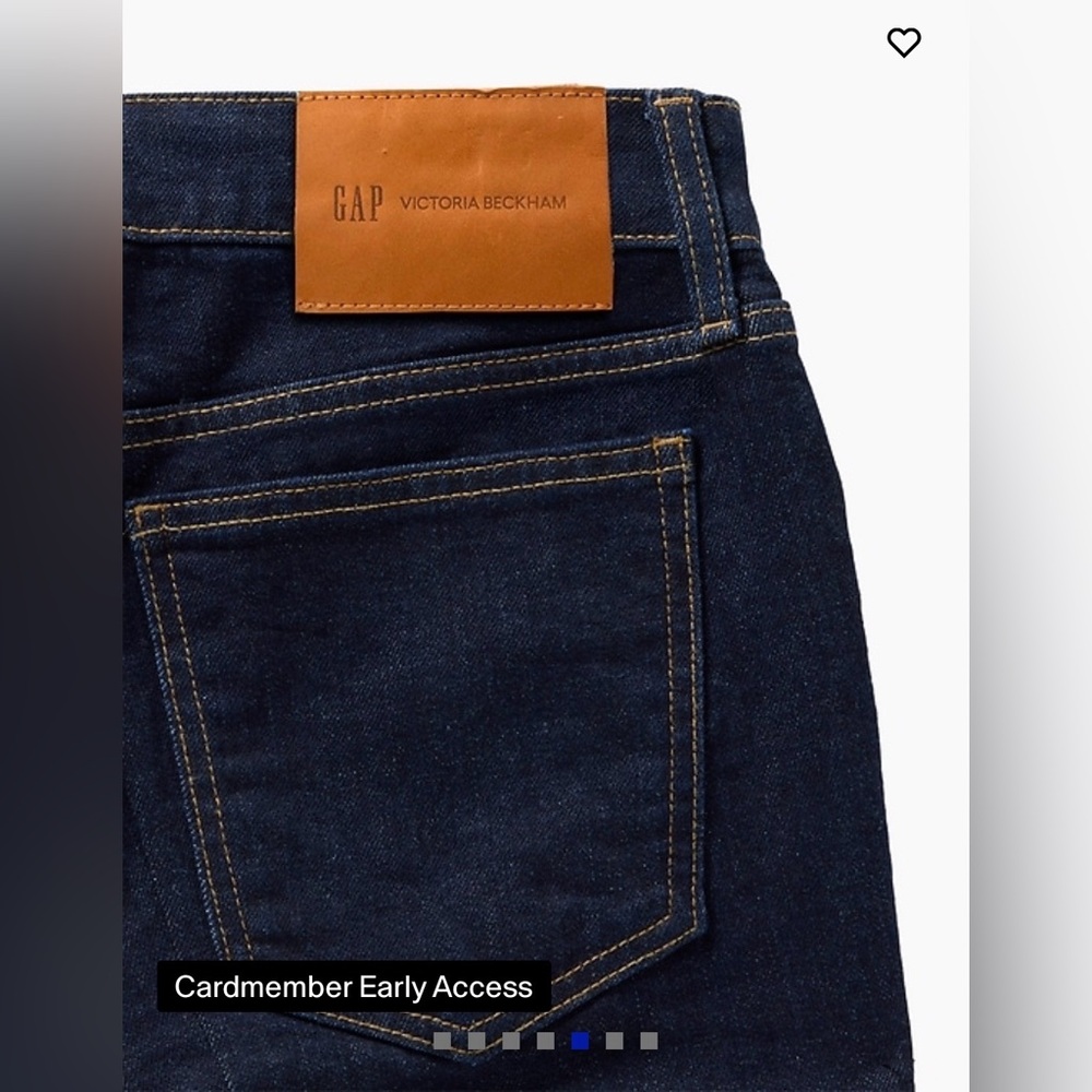 Gap x Victoria Beckham Low Rise Capri Jeans - Picture 5 of 6